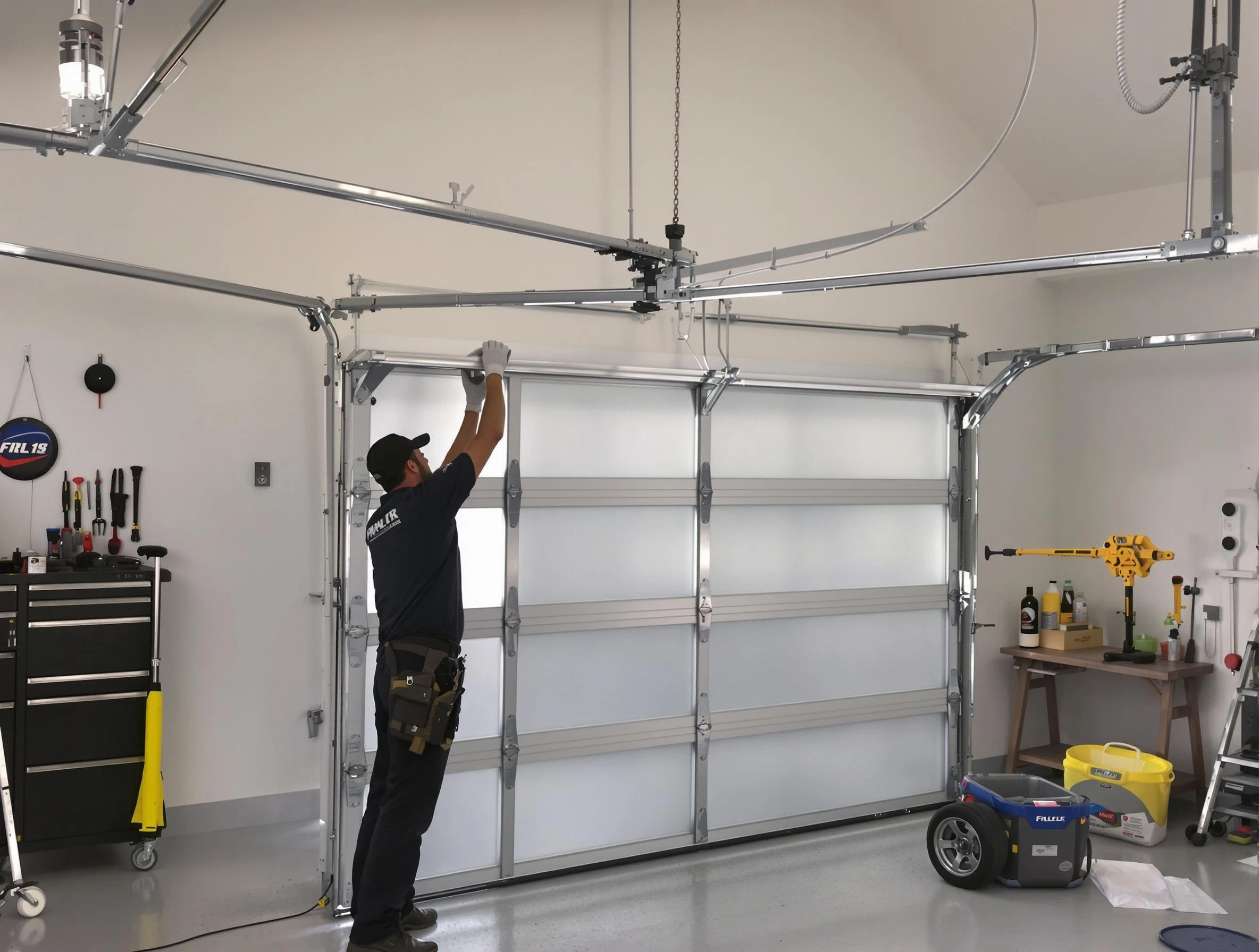 Canton Garage Door Repair certified team performing precision garage door installation in Canton