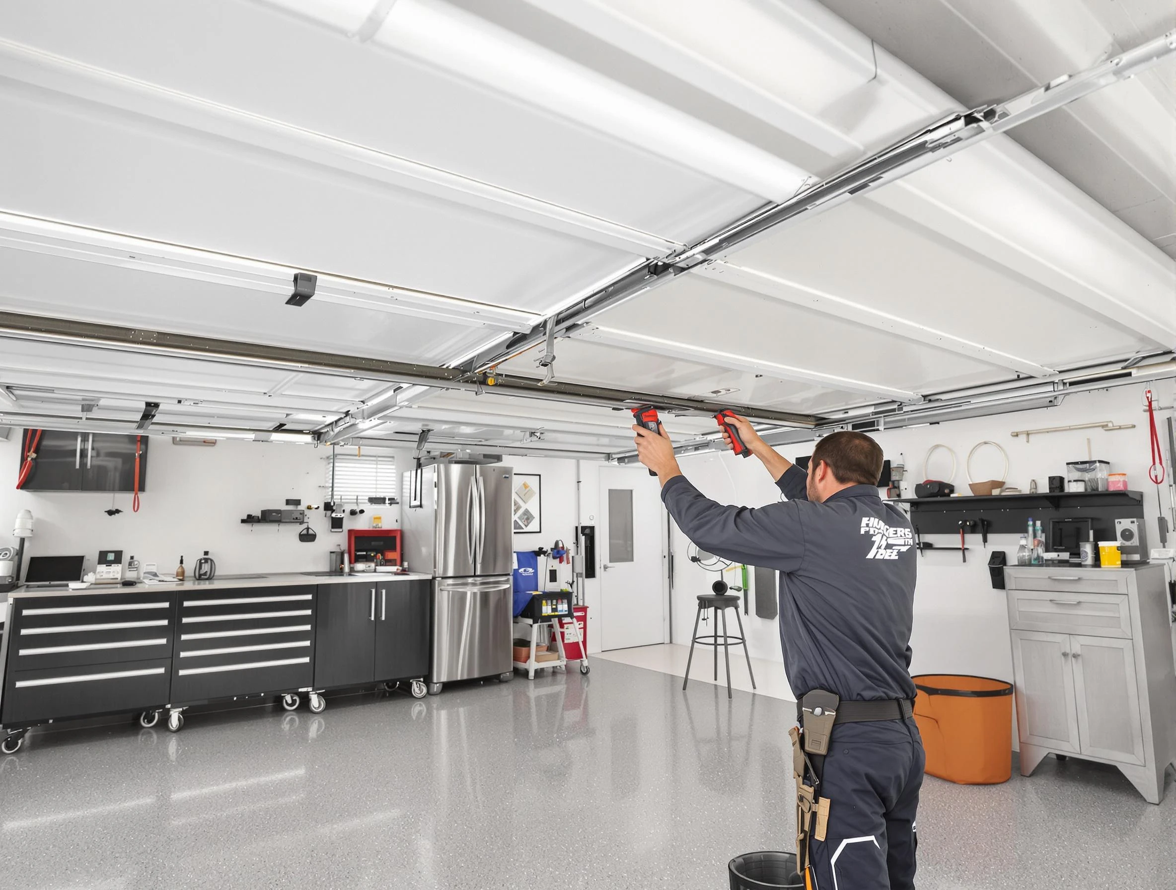 Overhead garage door repair service by Canton Garage Door Repair in Canton